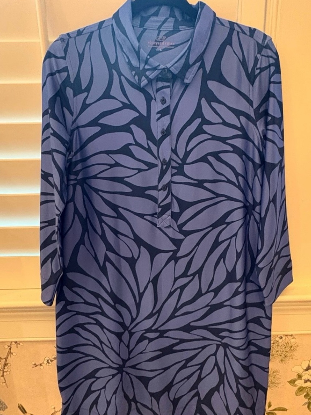Vineyard Vines Purple and Black dress